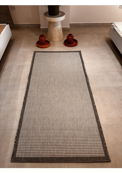 Fendy Kaymaz Taban Antre Hol Mutfak Balkon Bahçe ve Diğer Yaşam Alanları Için Jüt Sisal Halı
