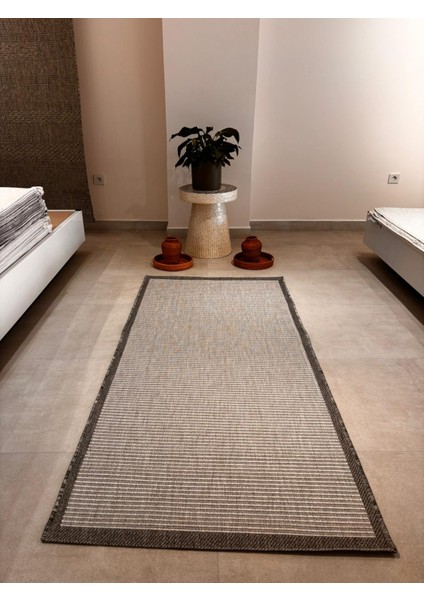 Fendy Kaymaz Taban Antre Hol Mutfak Balkon Bahçe ve Diğer Yaşam Alanları Için Jüt Sisal Halı