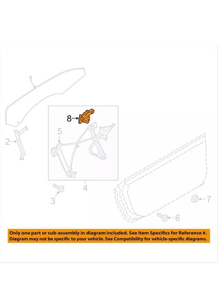 FR3Z923395B Araba Ford Mustang 2015-2020 Için Sol Ön Pencere Kaldırıcı Motoru (Yurt Dışından) modelleri