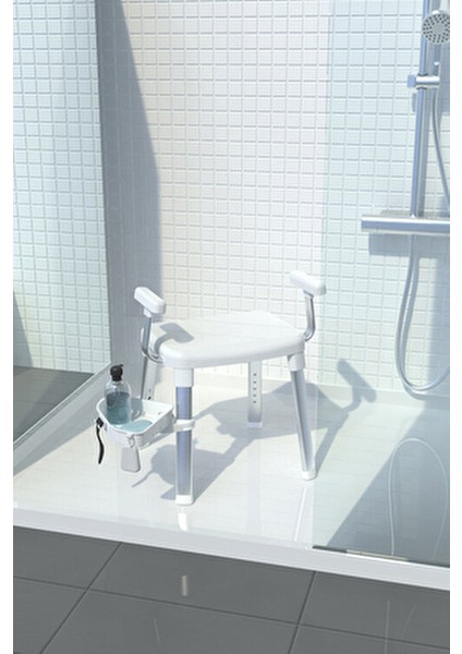 Capadoccia Kollu Banyo Sandalyesi Paslanmaz Malzeme ile Güvenli ve Kaymaz Özellikte modelleri