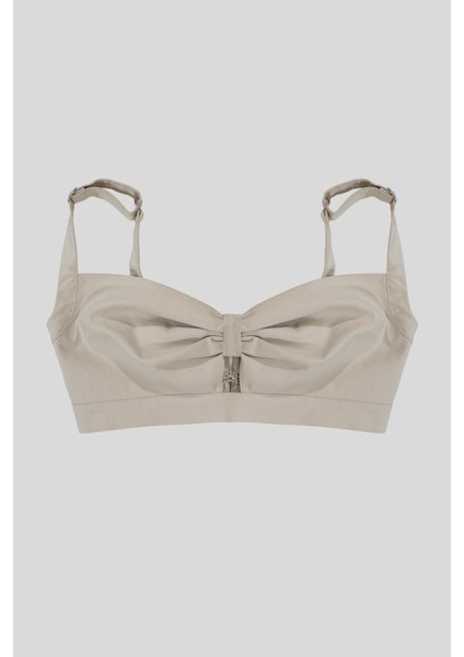 Önü Büzgü Detaylı Askılı Kadın Bra Bralet indirimleri
