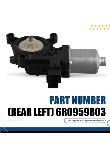 Vw Polo 2011-2018 Araba Penceresi Asansör Motor Penceresi Cam Kaldırıcı Motor 6R0959803 Arka Sol (Yurt Dışından) indirimleri