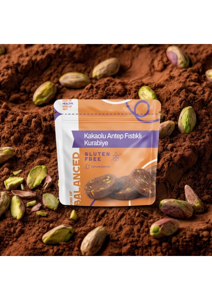 Glütensiz Kakaolu Antep Fıstıklı Kurabiye 50 gr fiyatları