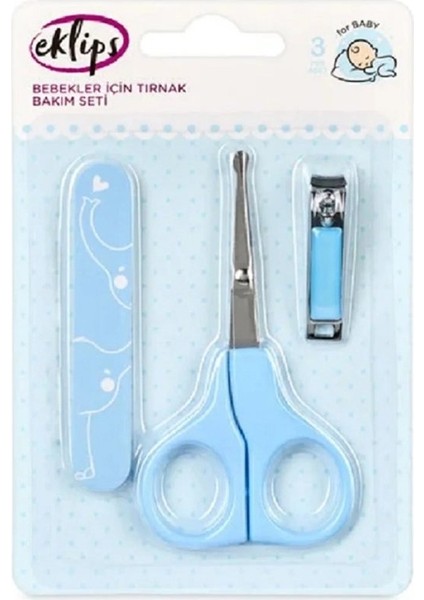 Bebek Saç ve Tırnak Bakım Seti / 5 Parça Nazik ve Güvenli Bakım- Mavi modelleri