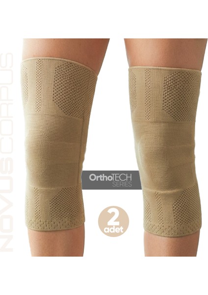 2'li Ortopedik Fitness Spor Dizlik Knee Sleeve Spor Antrenman Destek Gym Ortopedik Dizlik