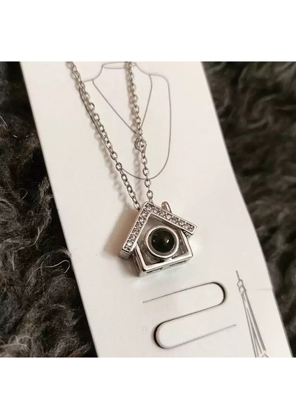 Ev Tasarımlı 100 Dilde Seni Seviyorum Kolye fiyatları