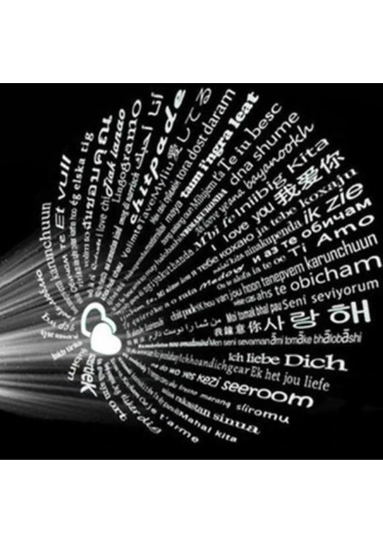 Ev Tasarımlı 100 Dilde Seni Seviyorum Kolye modelleri