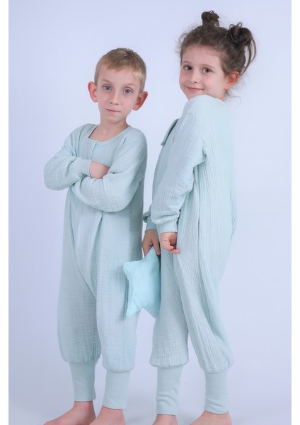 1 Tog Çocuk Uyku Tulumu Unisex Uzun Kollu Uyku Tulumu modelleri