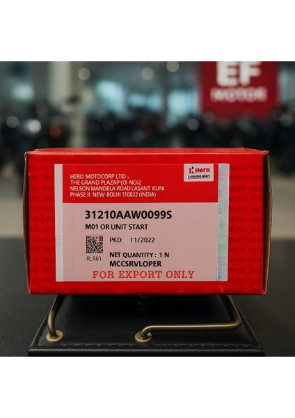 ✅ Hero Dash 125 Orijinal Marş Motoru / Start Motor Ünitesi | Yetkili Servis Satışı | Ef Motor Güvencesi