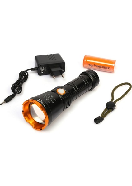 Pd-6682 1000 Lümen 15 Watt Profesyonel Şarjlı El Feneri indirimleri