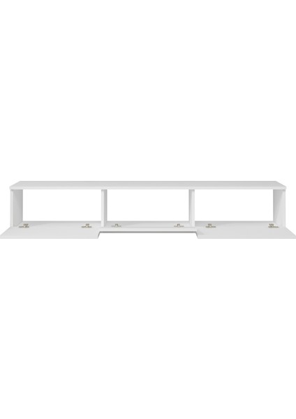 1335TV180-1DD Duvara Montaj Tv Sehpası,beyaz-Gümüş fırsatları