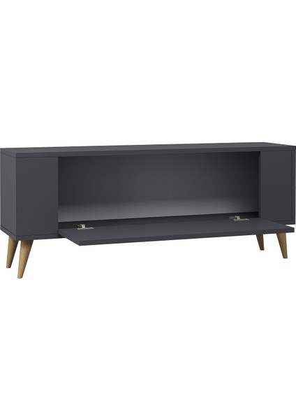 TV1336DD RETRO-128 Tv Sehpası Antrasit-Safirmeşe indirimleri