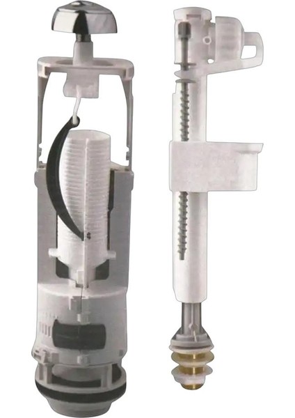 Nita Köşeli Kanalsız Duvara Sıfır Klozet + Rezervuar + Iç Takım + Zenith Slim Yavaş Kapanan Kapak 4'lü Set fırsatları