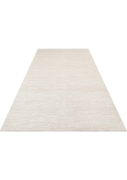 Sierrra SR01 Beige White Yumuşak Dokulu Viskon Ile Üretilen Sık Dokuma Modern Şık Makine Halısı fırsatları