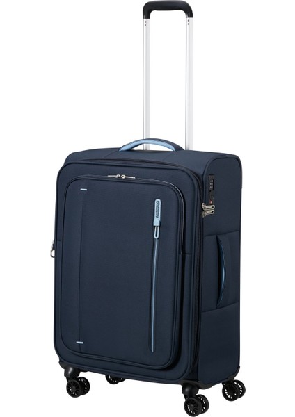 Lacivert Cloudrider 4 Tekerlekli Orta Boy Valiz 67 cm