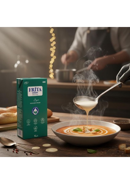 Bitkisel Yağlı Krema 1 L – Sıcak Yemek, Çorba, Sos ve Fırın Lezzetleri Için fırsatları