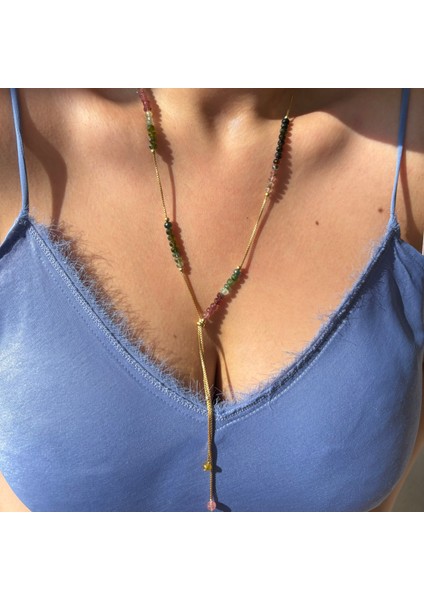 Orijinal Turmalin Gümüş Kolye Gold fiyatları