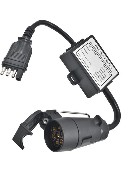 Römork Konnektörü Abd 4-Pimli Düz Fişe Avrupa7 Pimli Konektör 4 Ila 7 Trailer Işık Dönüştürücü Devre Adaptörü (Yurt Dışından) fiyatları