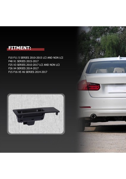 Bmw F10 F11 F11 F48 F25 F26 F15 F16 7463161 Bagaj Kapağı Gövde Kapağı Kapı Açma Anahtarı Tutamak (Yurt Dışından) modelleri