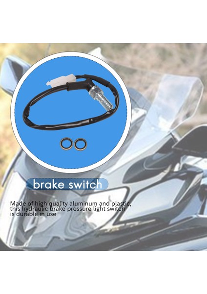 Evrensel Motosiklet Hidrolik Fren Basıncı Arka Işık Anahtarı Hollow Cıvata Aksesuarları M10 1 25MM (Yurt Dışından) modelleri