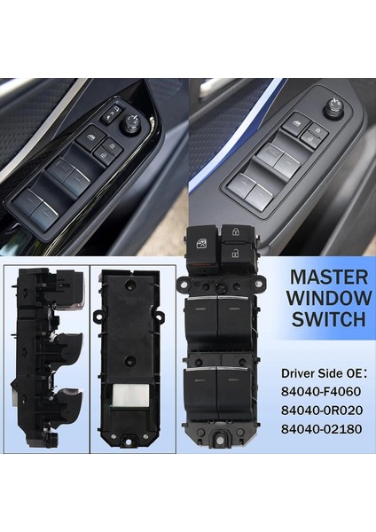 4 Pcs LED Toyota Rav4 XA50 2019-2021 84040-02180 84040-0R020 84810-F4060 (Yurt Dışından) fiyatları