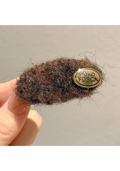 Metal Niş Tasarım Sonbahar ve Kış Klip Kızlar Sevimli Ins Saç Tokası Çocuk Mizaç Saç Kartı (Yurt Dışından)