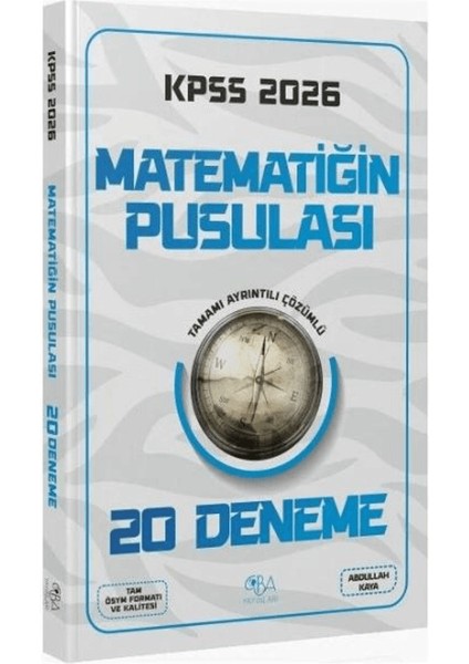 2026 Kpss Matematik Matematiğin Pusulası 20 Deneme Çözümlü