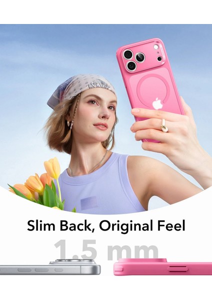 Apple iPhone 17 Pro Classic Hybrid Kamera Kontrol Koruma Butonlu Magsafe Kapak