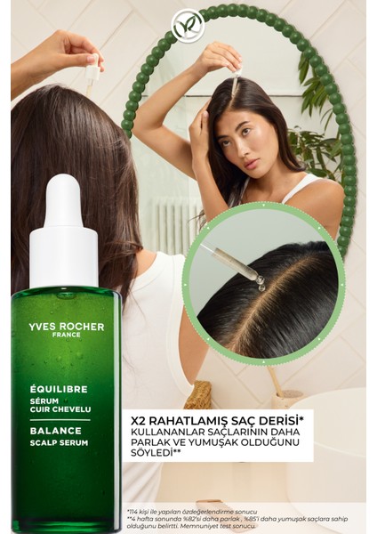 Saç Derisini Yatıştırıcı, Yoğun Nemlendirici ve Canlandırıcı Vegan Saç Serumu 50 ml fırsatları