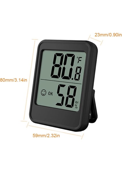 MC40 Dijital Termometre Iç Mekan Oda Sıcaklık Nem Ölçer LED Monitör Higrometre Isı Ölçer Derece fiyatları