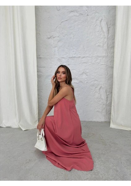 Aerobin Uzun Elbise Pembe Pt fiyatları