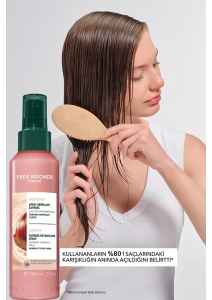 Akışkan Sütlü Dokulu Besleyici ve Yumuşatıcı Douceur Vegan Kolay Saç Tarama Spreyi 150 ml fırsatları