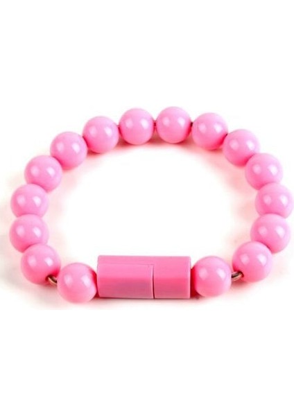 Android Boncuk Tasarımlı Bileklik Şeklinde Şarj Data Kablosu modelleri