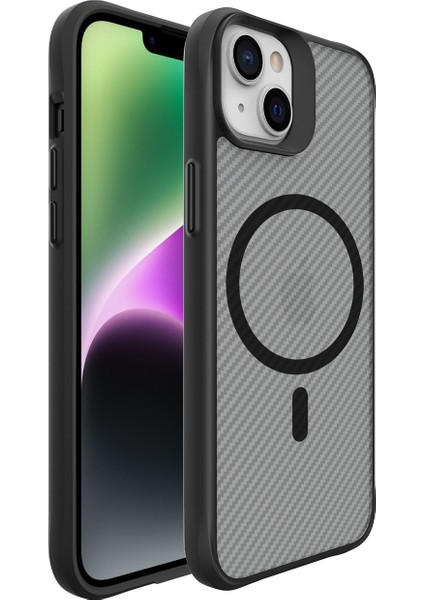 iPhone 14 Plus / 15 Plus Carbon Fiber Force Magsafe Kılıf Anti-Şok Teknolojili Kamera ve Ekran Korumalı fiyatları