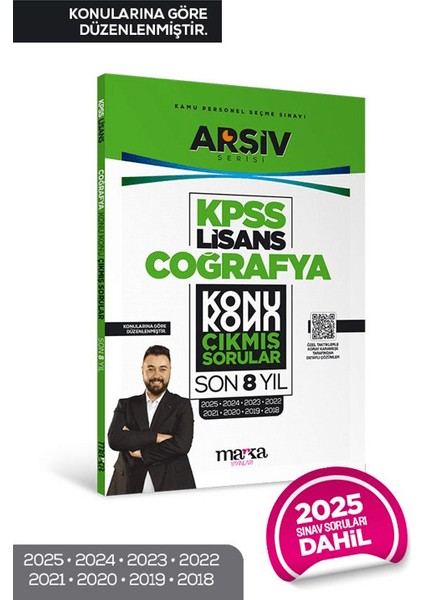 Kpss Lisans Coğrafya Konu Konu Çıkmış Sorular Son 8 Yıl Çıkmış Sorular (2025 Dahil)