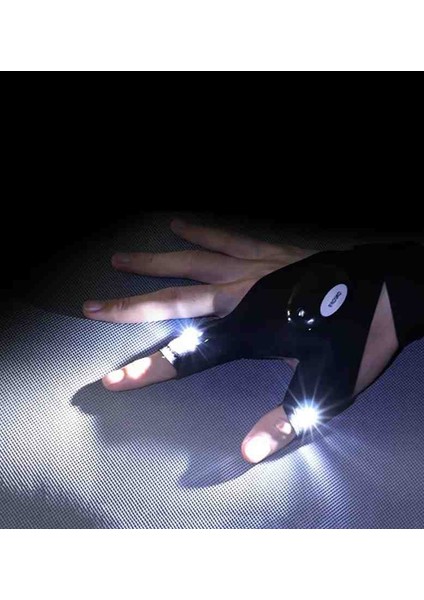 Parmaksız LED El Feneri Eldiveni Sağ El fırsatları
