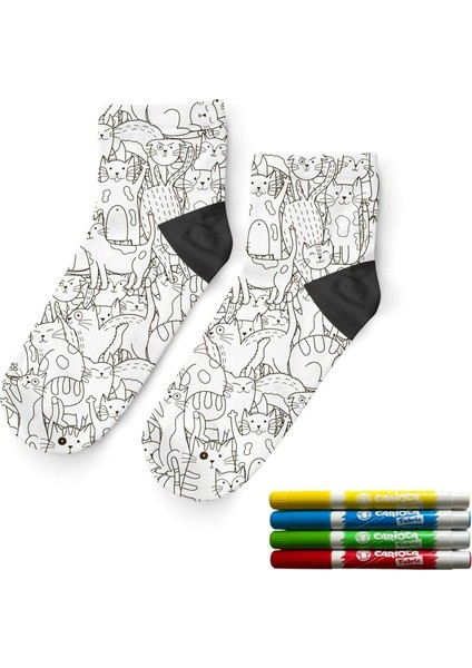 Dijital Baskılı Boyama Çorap fiyatları