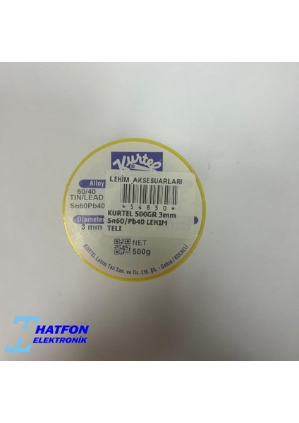 500GR 3mm SN60/PB40 Lehim Teli