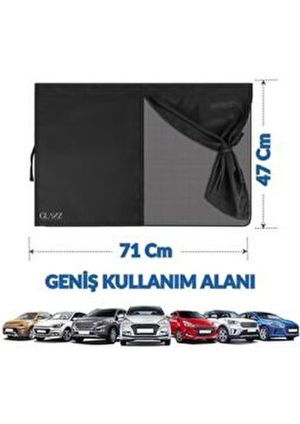 Glanz Mıknatıslı Güneşlik Araç Yan Cam Perdesi 2 Adet Anne Bebek Emzirme İçin Pratik Çözüm