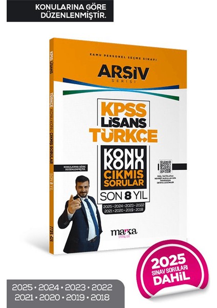 Kpss Lisans Türkçe Konu Konu Çıkmış Sorular Son 8 Yıl Çıkmış Sorular (2025 Dahil)