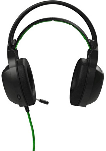 Siyah Kulaküstü Oyuncu Kulaklığı - USB Bağlantılı Mikrofonlu Hafif Tasarım