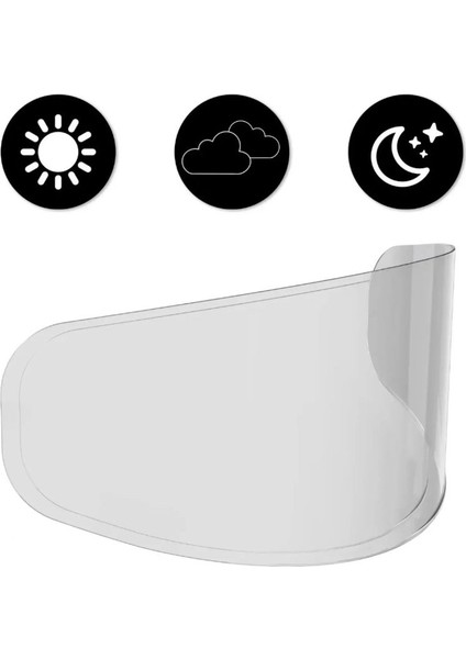 Motosiklet Premium Kask Vizörü Buğu Önleyici Film Pinlock Anti Fog Lens