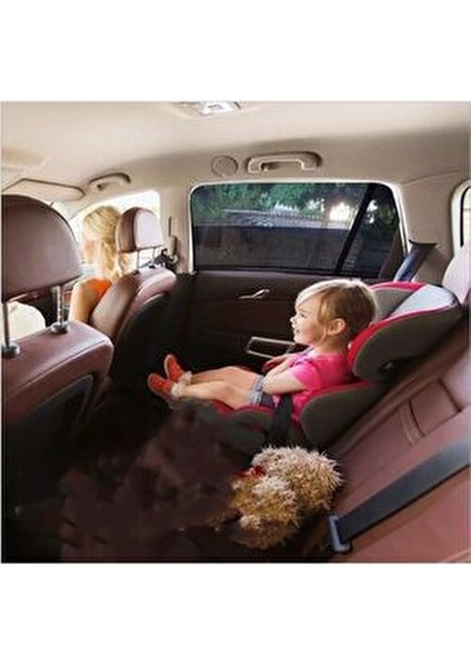 Esnek Güneşlik Perde Araba Yan Cam Perdesi Koruyucu Güneş Sinekliği 80x50 cm (2) Yırtılmaya Dayanıklı