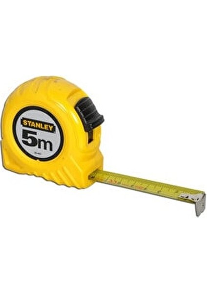 ST130497 5mx19mm Çelik Şerit Metre 5m Uzunlukta Kemer Askı ile Kullanıma Uygun modelleri