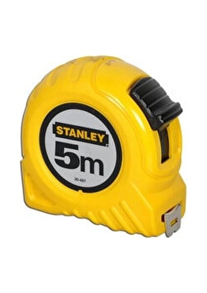 ST130497 5mx19mm Çelik Şerit Metre 5m Uzunlukta Kemer Askı ile Kullanıma Uygun fırsatları