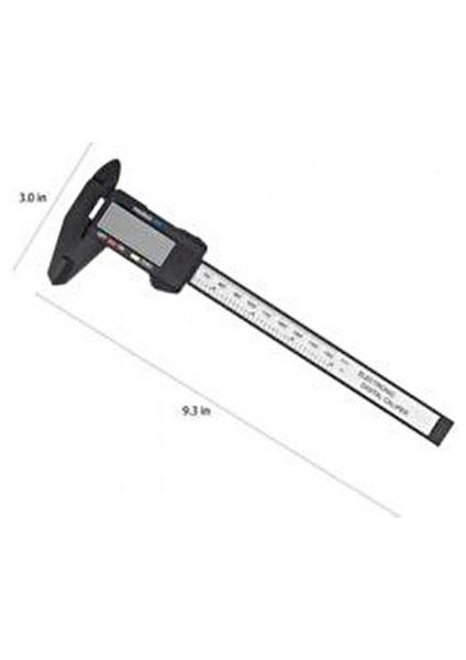 Dijital Kumpas Mini 150 mm Siyah Renkli Hassas Ölçüm Aleti Kullanım Tipi indirimleri