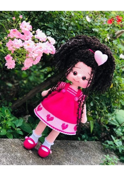 El Yapımı Kalp Işlemeli Yasmin Bebek fiyatları