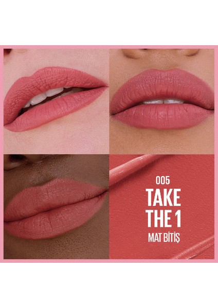 Serum Etkili Hyalüronik Asit ve Besleyici Yağ Içeren Ruj - 005 Take The 1 modelleri