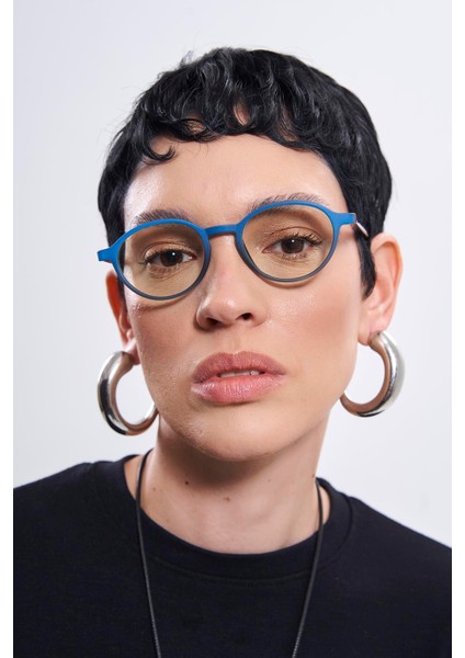 Cunda Matt Blue Degrade Mavi Işık Koruyucu Gözlük