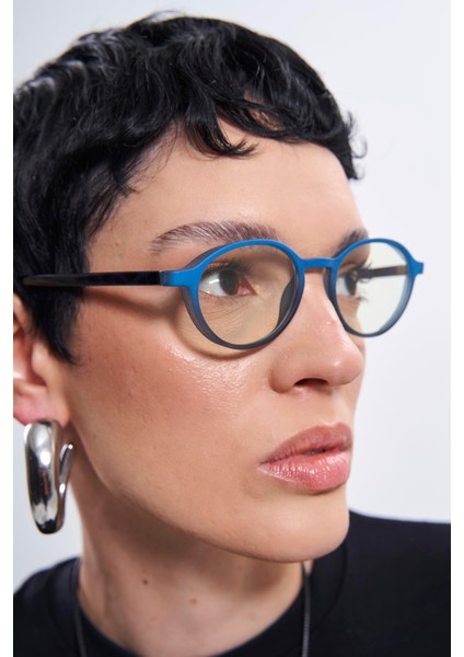 Cunda Matt Blue Degrade Mavi Işık Koruyucu Gözlük modelleri